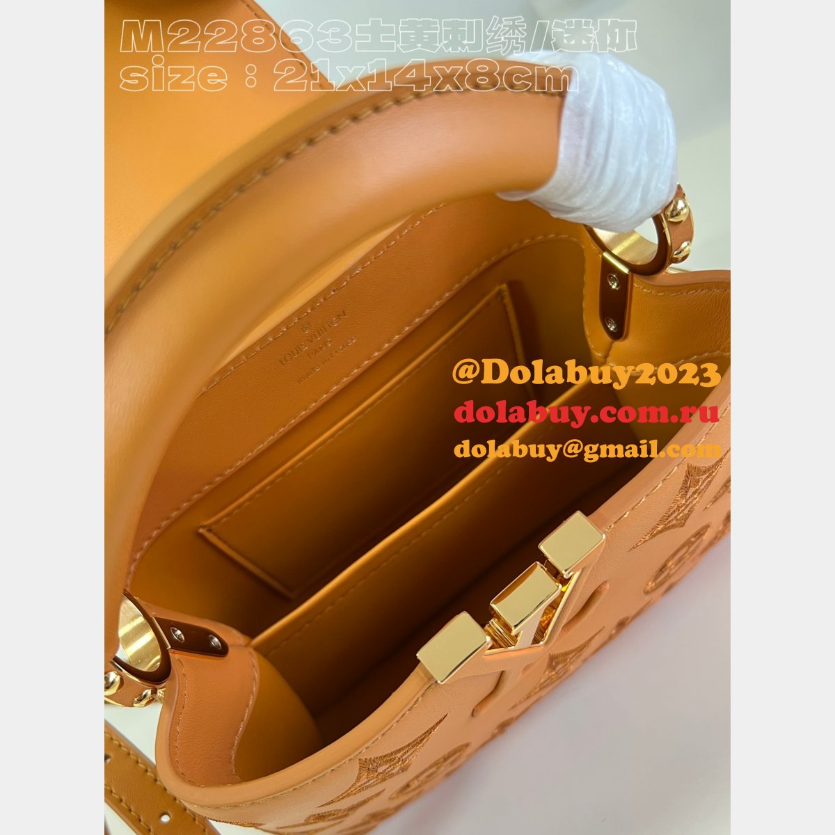 Fashion M22863 Capucines Replicas Louis Vuitton High Quality Bag