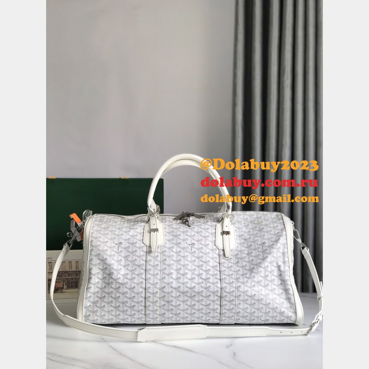Replica Goyard Croisiere 50 Inspired Goyardine 0201515 Designer Bag