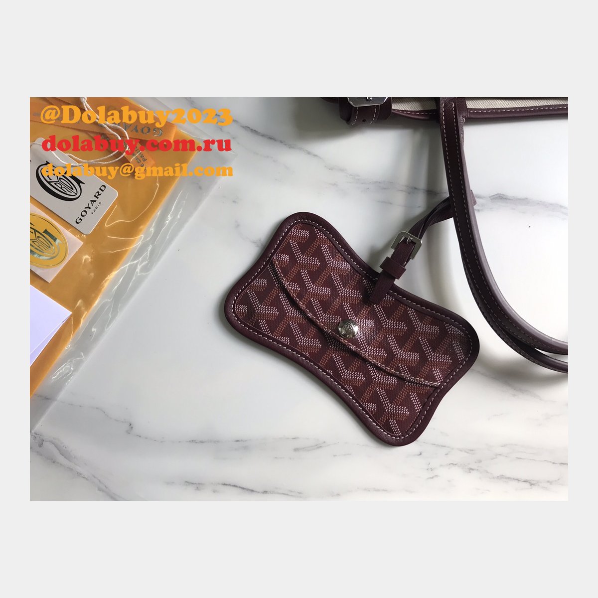 Top Quality Goyard Chien Gris & Pocket Pet bag