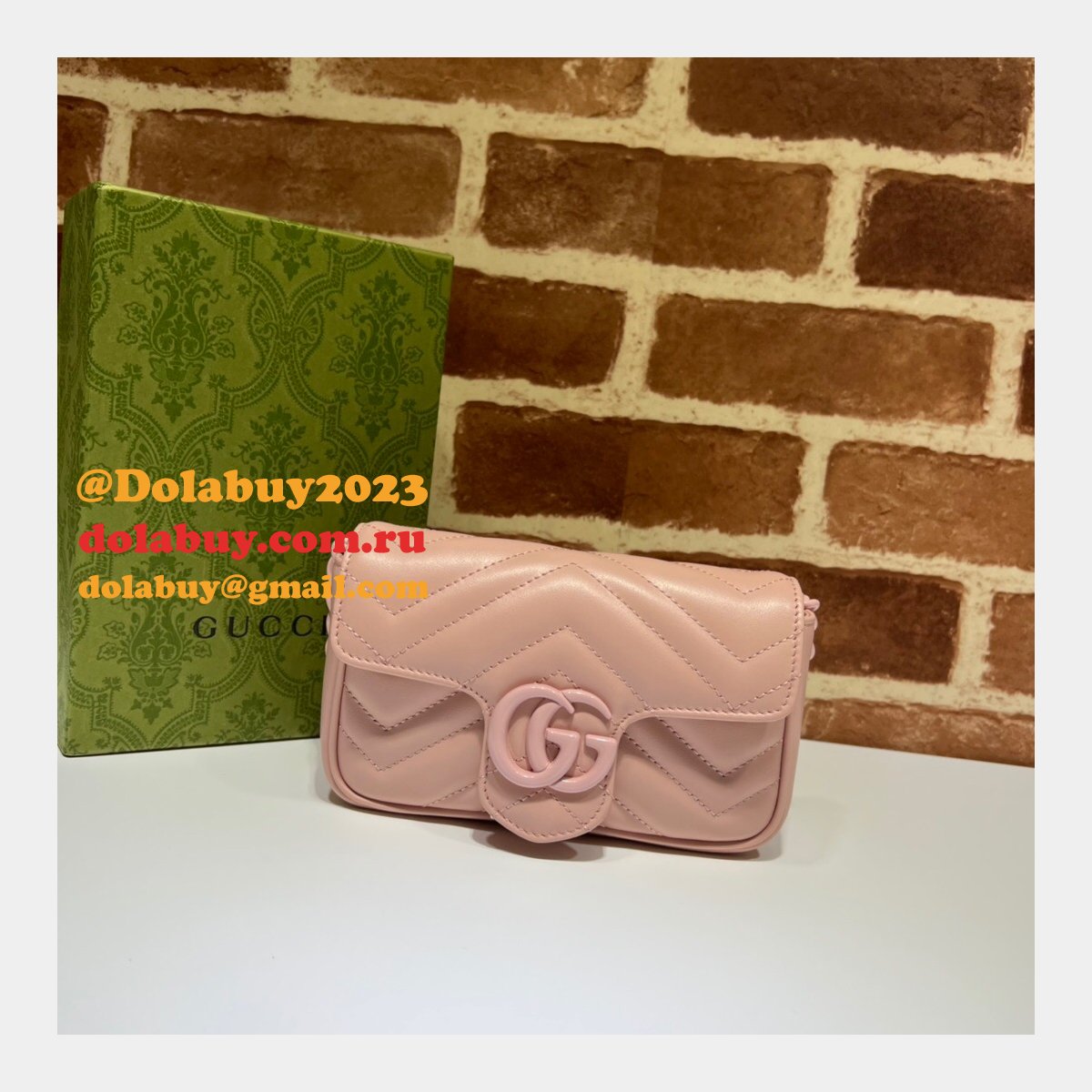 best high quality replica G*u*i gg marmont belt 699757 bag