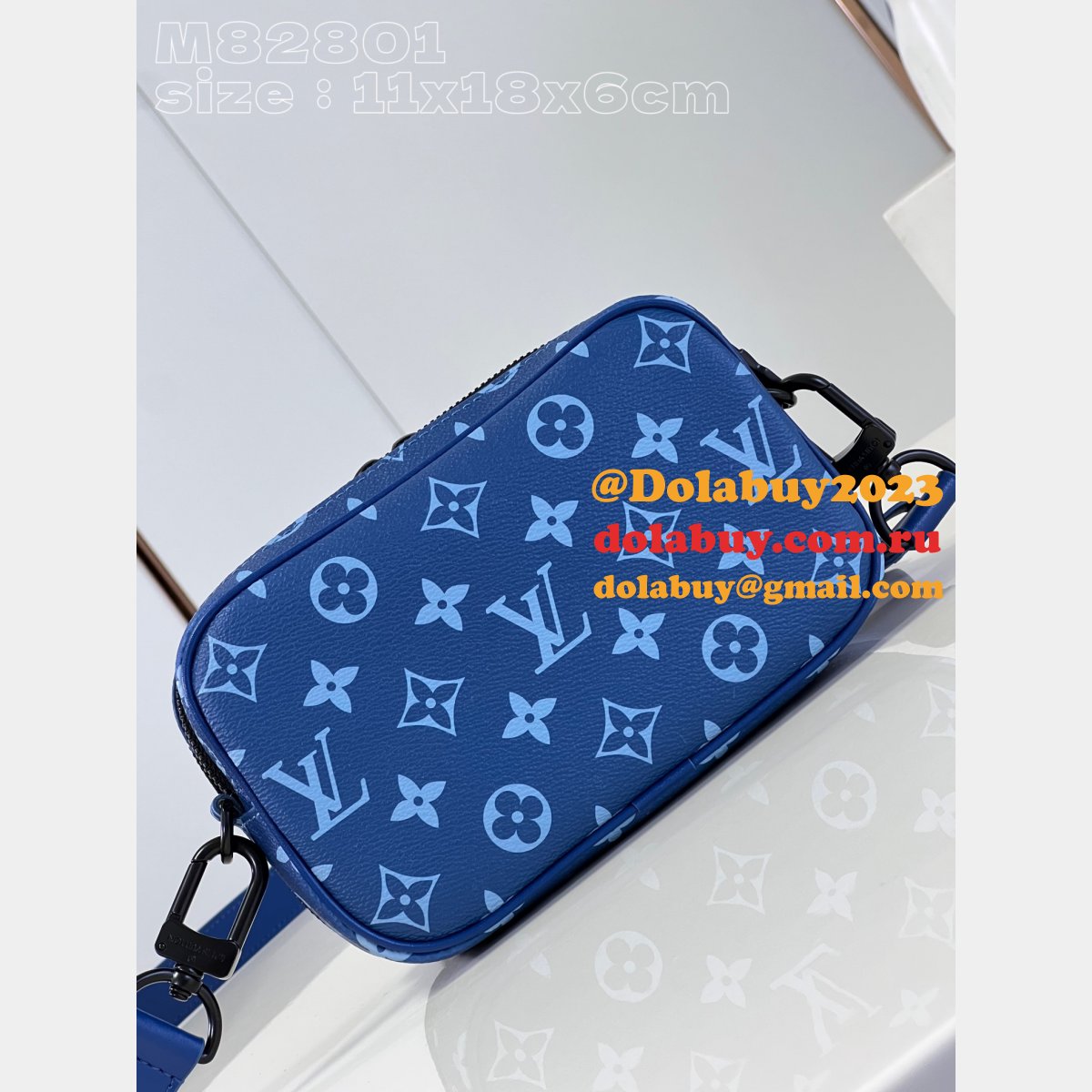 Best Nano Alpha Monogram M82801 Men Louis Vuitton Replica Bags