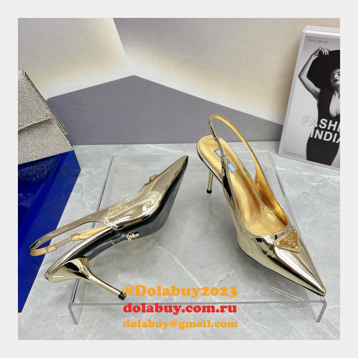 7 Star DESIGNER PRADA REPLICAS FASHION 2023 HIGH HEEL SHOES