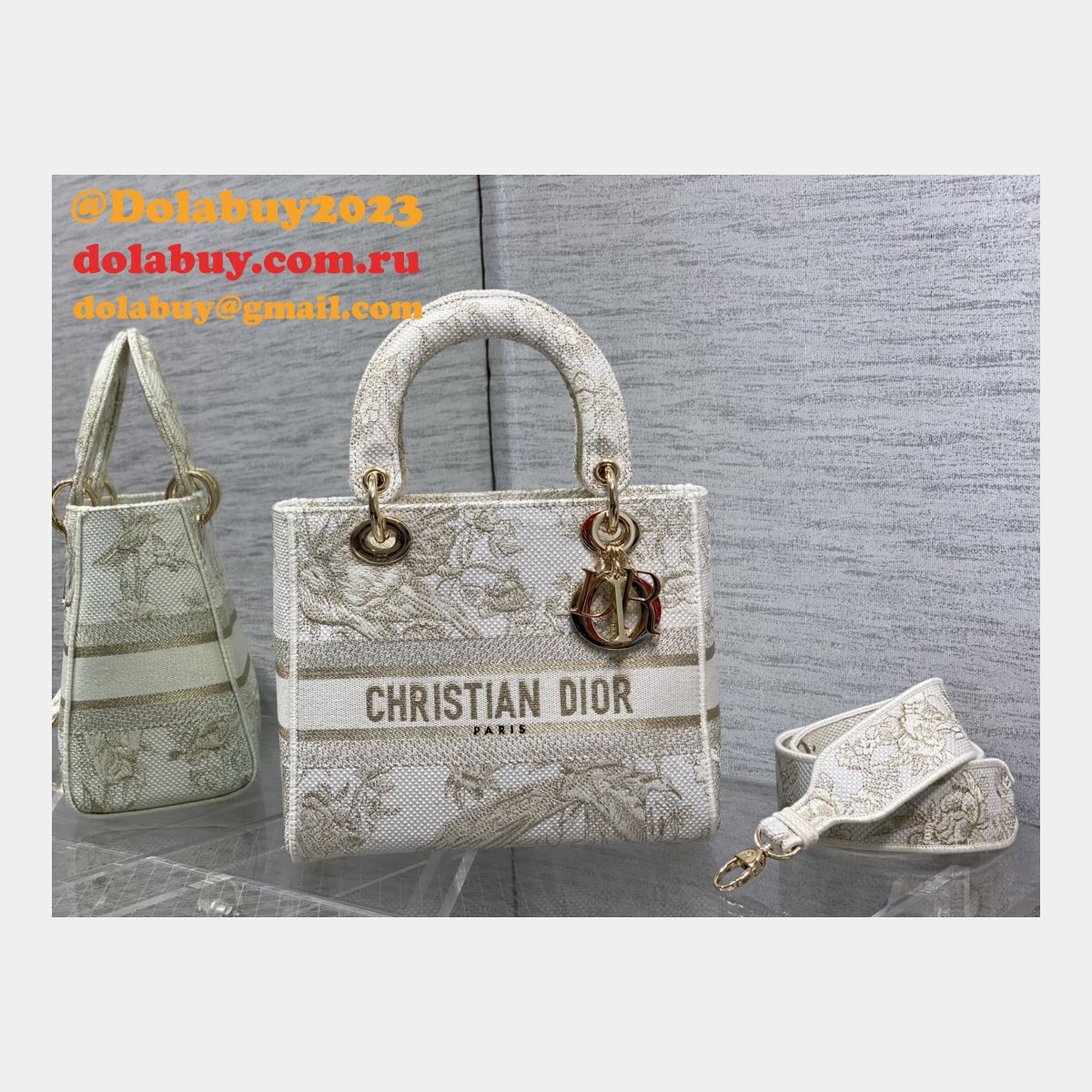 High Quality Best Lady Dior 24cm Replica Handbags