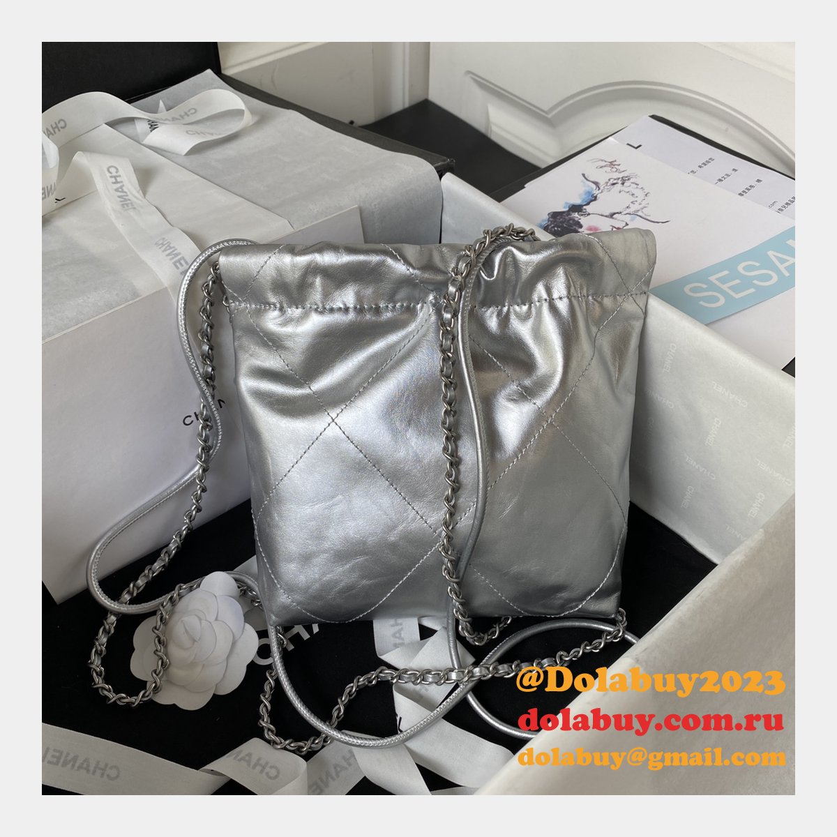 7 Star CC Wholesale AS3980 CALFSKIN CC BAG 20CM