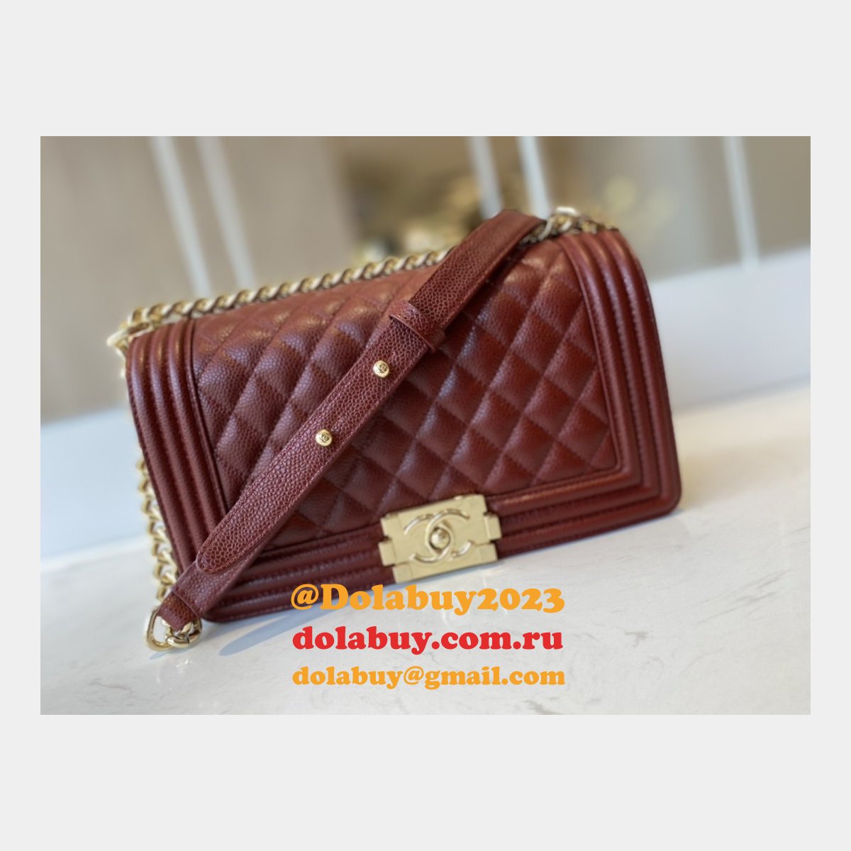 CC Replicas Calfskin & Ruthenium-Finish Metal Boy Many Colours