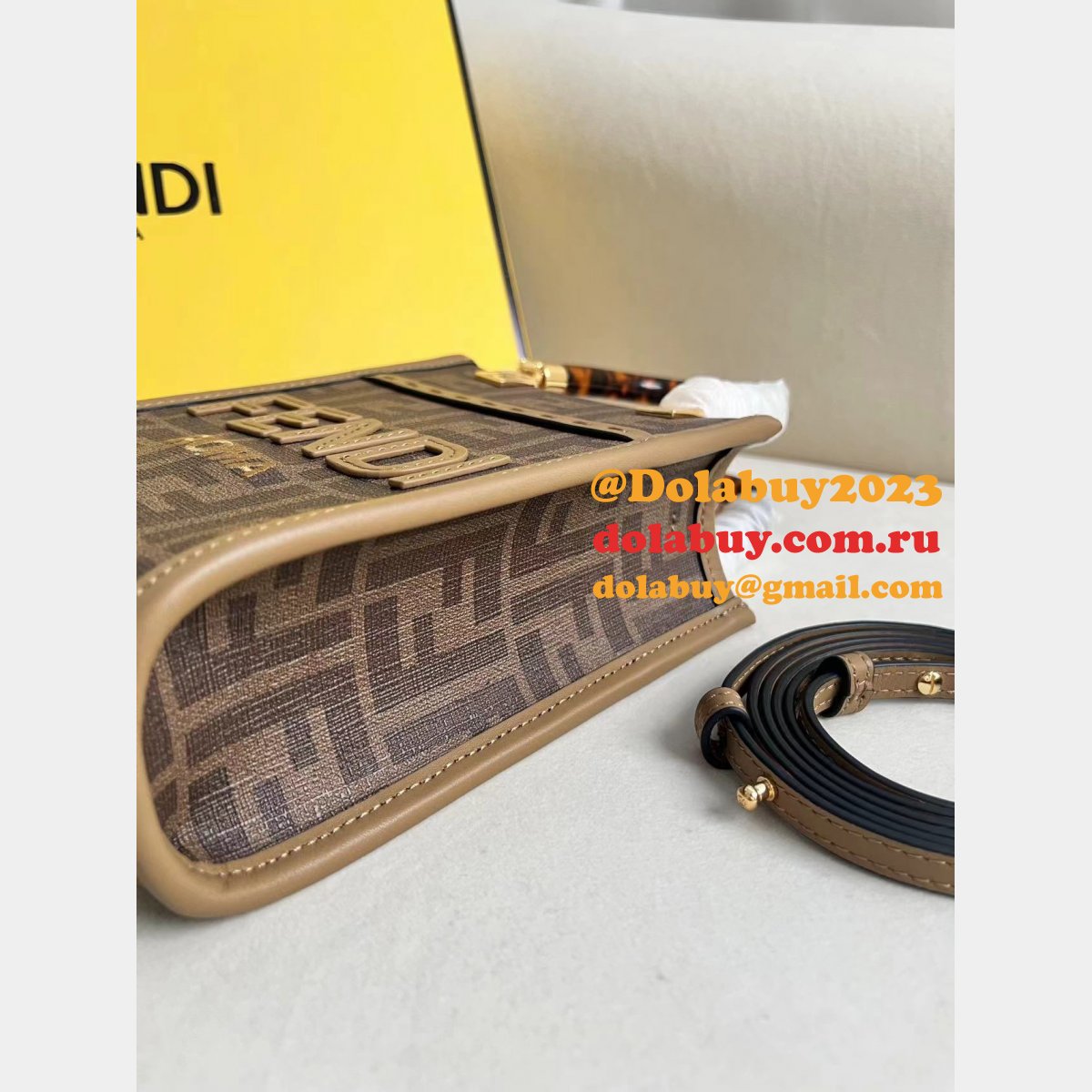 7 star F**di roma sunshine mini handbag