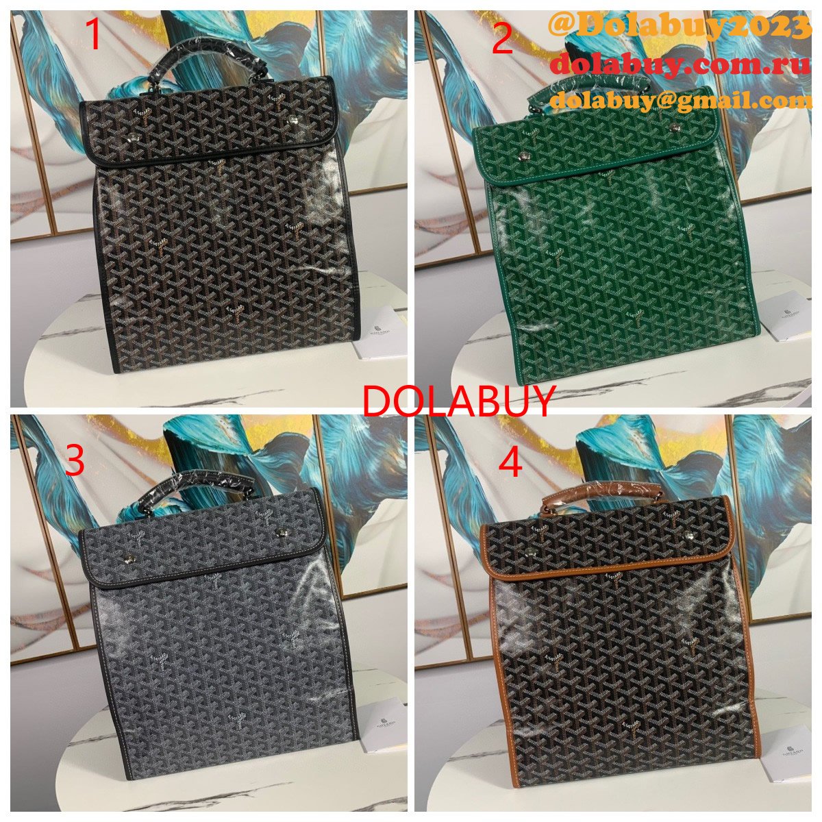 Goyard 1:1 Mirror Latest Saint Lager Designer Replica Bag