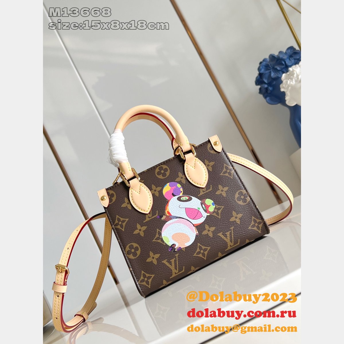 Louis Vuitton Lvons LV x TM OnTheGo BB Monogram Canvas M13668 Women Bagsv