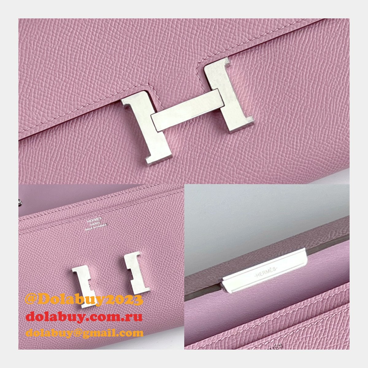 7 Star hermes constance to go clutch bag