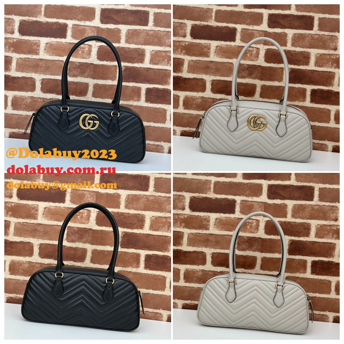 Designer 795218 GG Marmont Gucci Replica Top Handle Bag