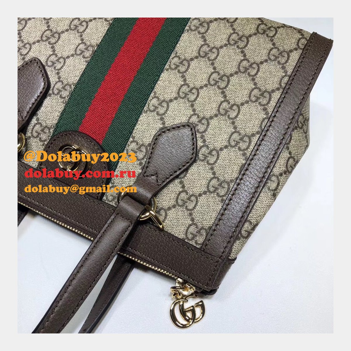 top quality G*u*i gg 547551 supreme flora ophidia small tote bag