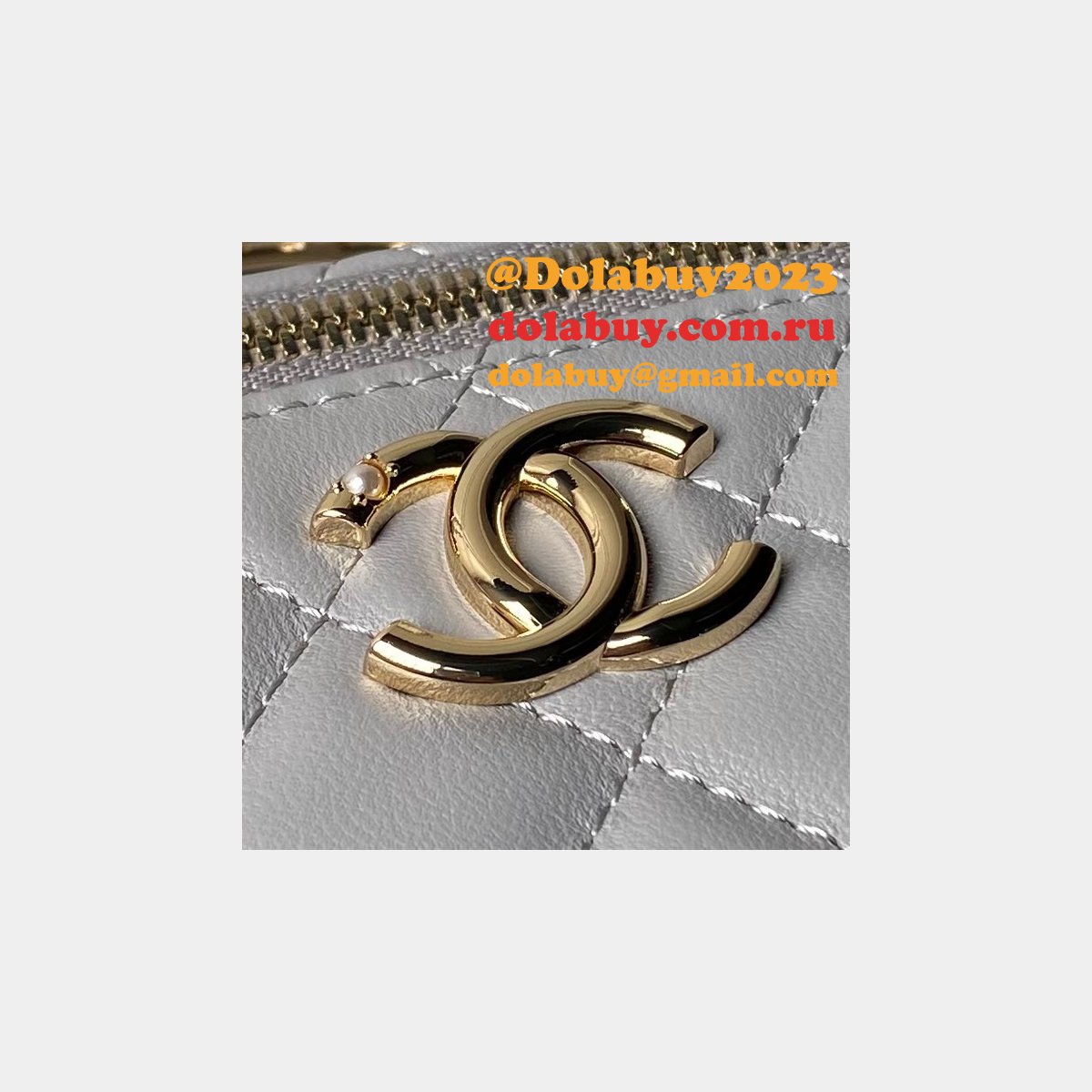 Best AP3956 Vanity Shoulder 1:1 Mirror Luxury Fake Bags