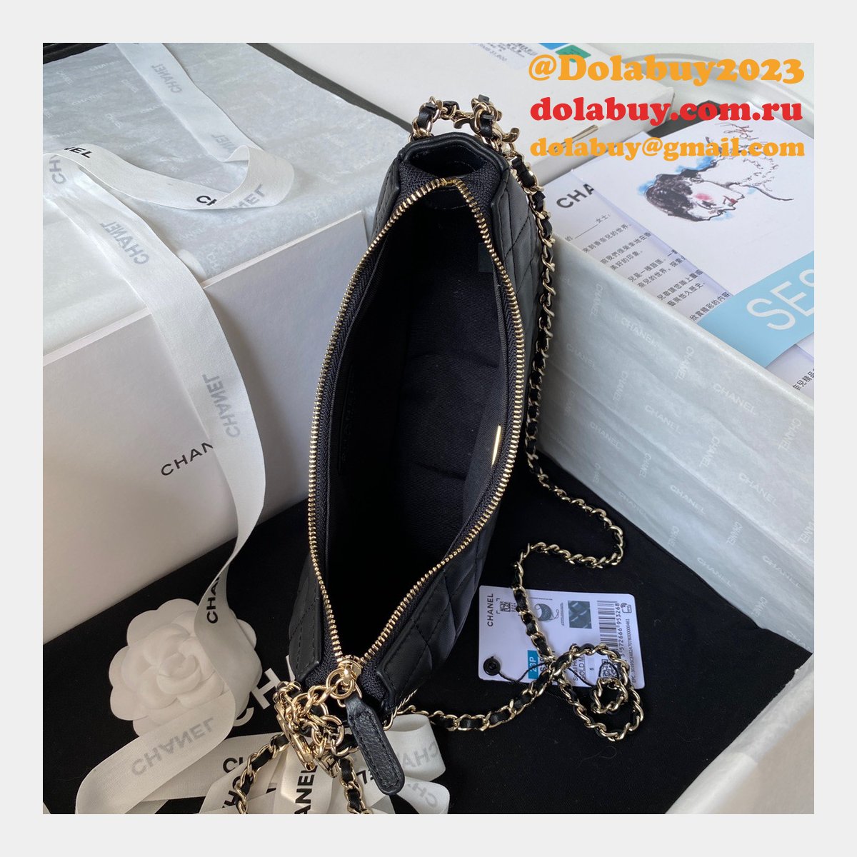 We Sale High-quality Fake AS3917 Lambskin Hobo Bag