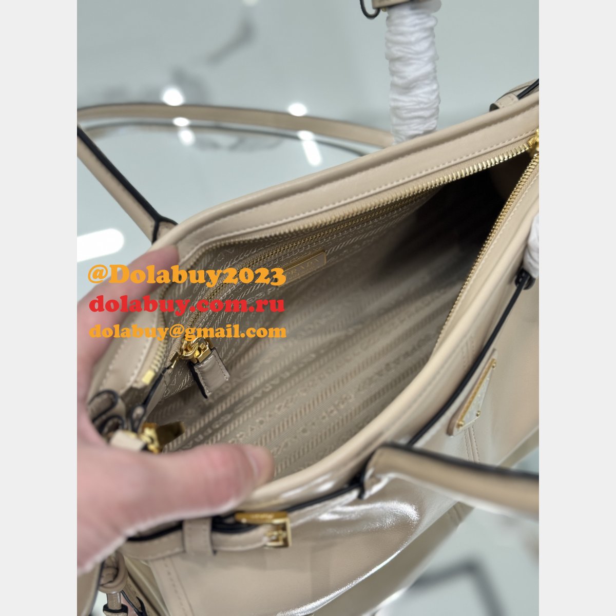 DUPLICATE SOFT LUX PRADA 2024 1BA426/1BA433 HANDBAGS