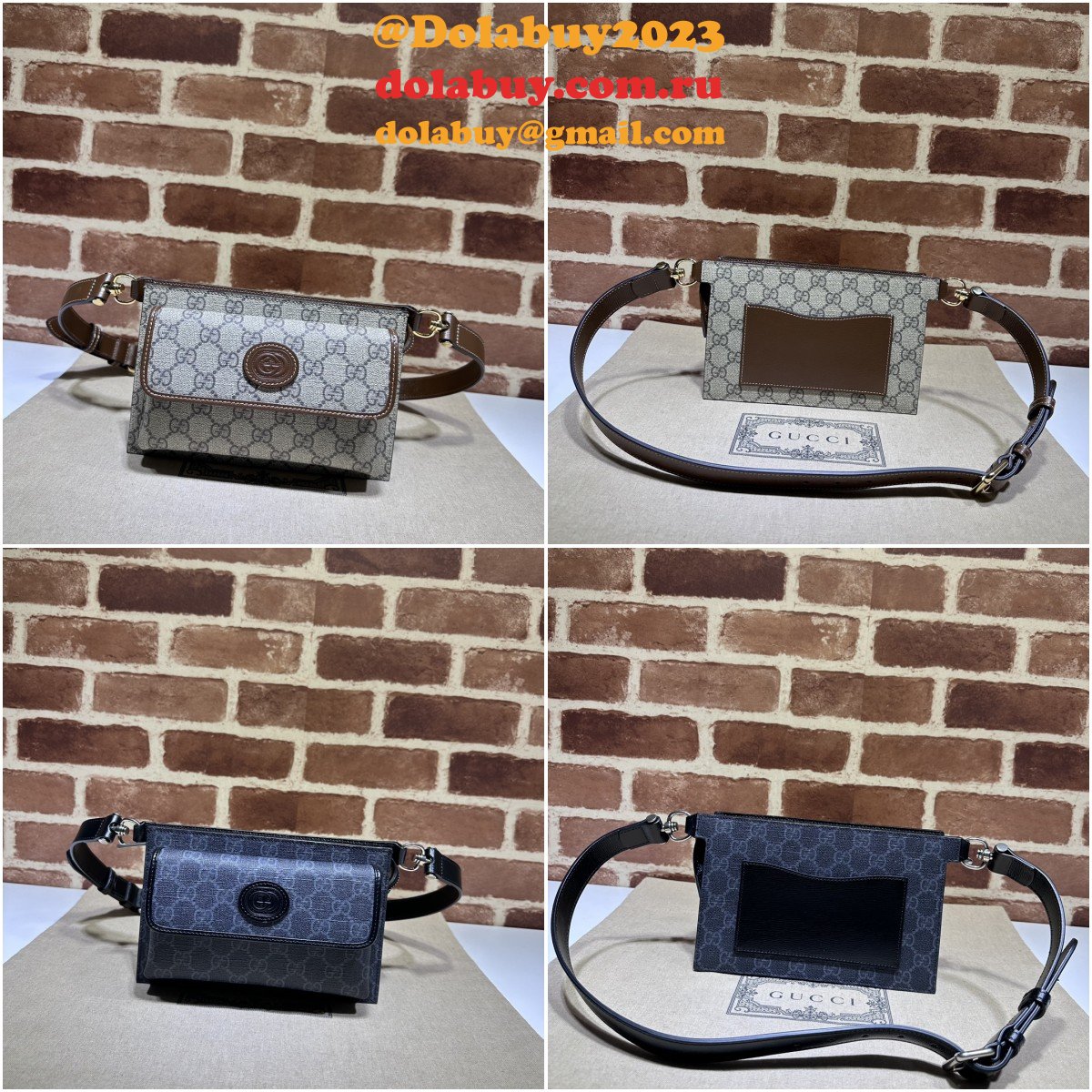 Designer Interlocking G Gucci Replica GG Belt 746300 Bags