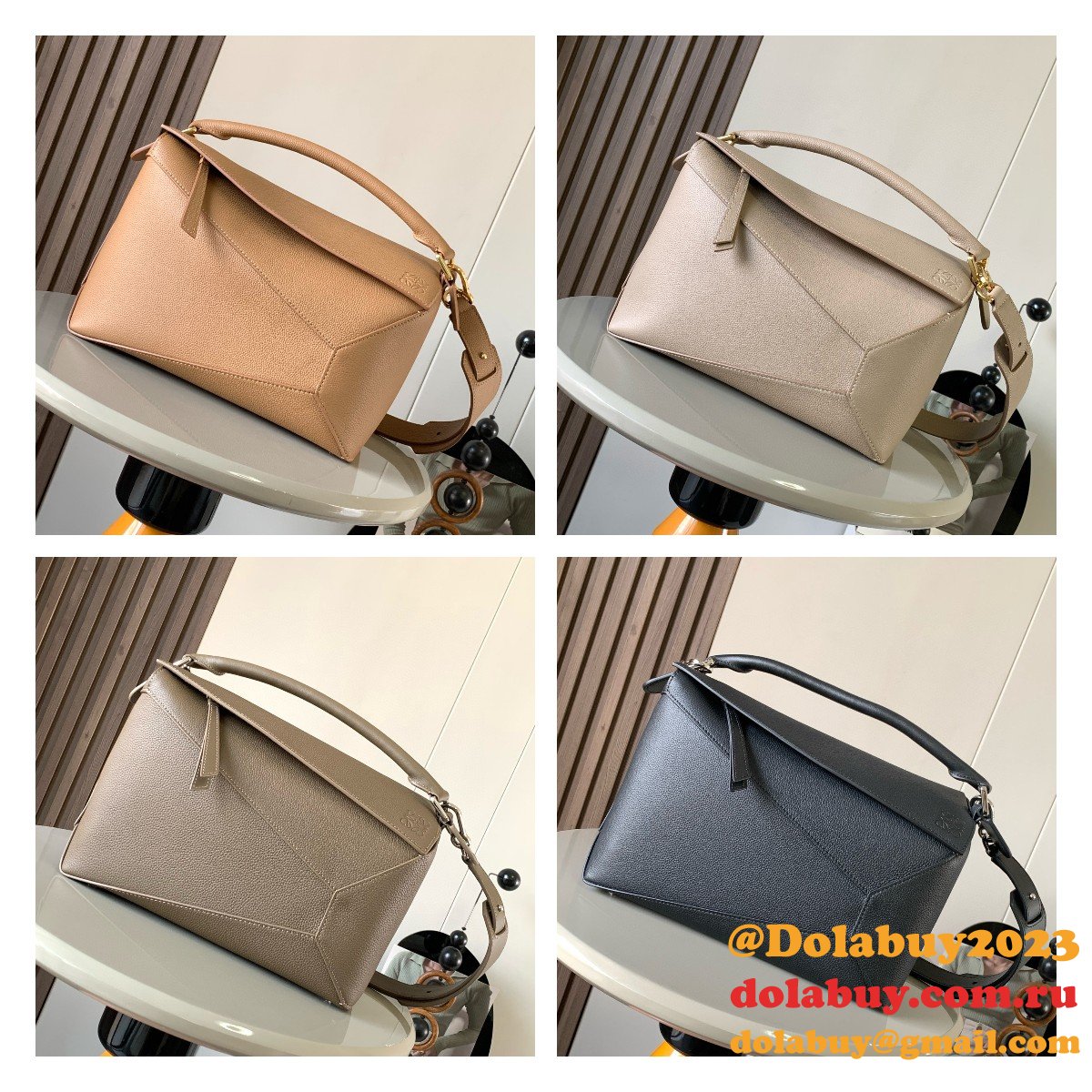 Top Quality Puzzle Bag In Soft Grained Calfskin Medium 29CM