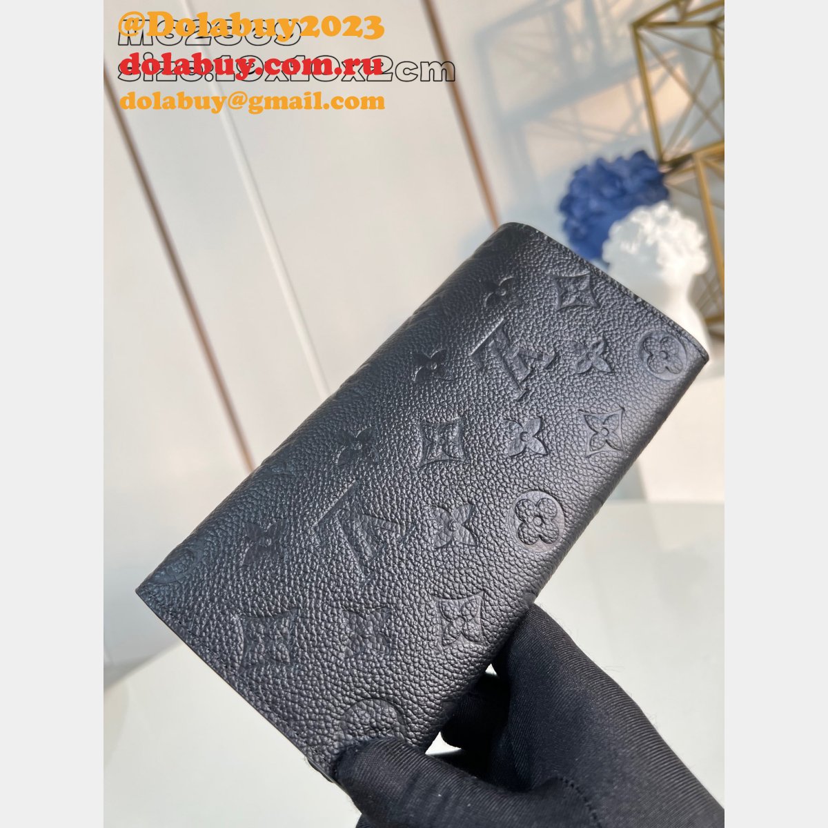 Luxury M62369 Black AAA+ Emilie Wallet Louis Vuitton Bags