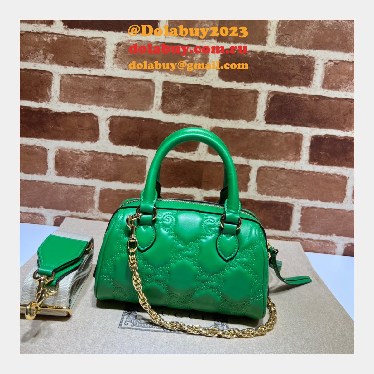 G*u*i best perfect gg matelassé leather top handle 702251 replica bag