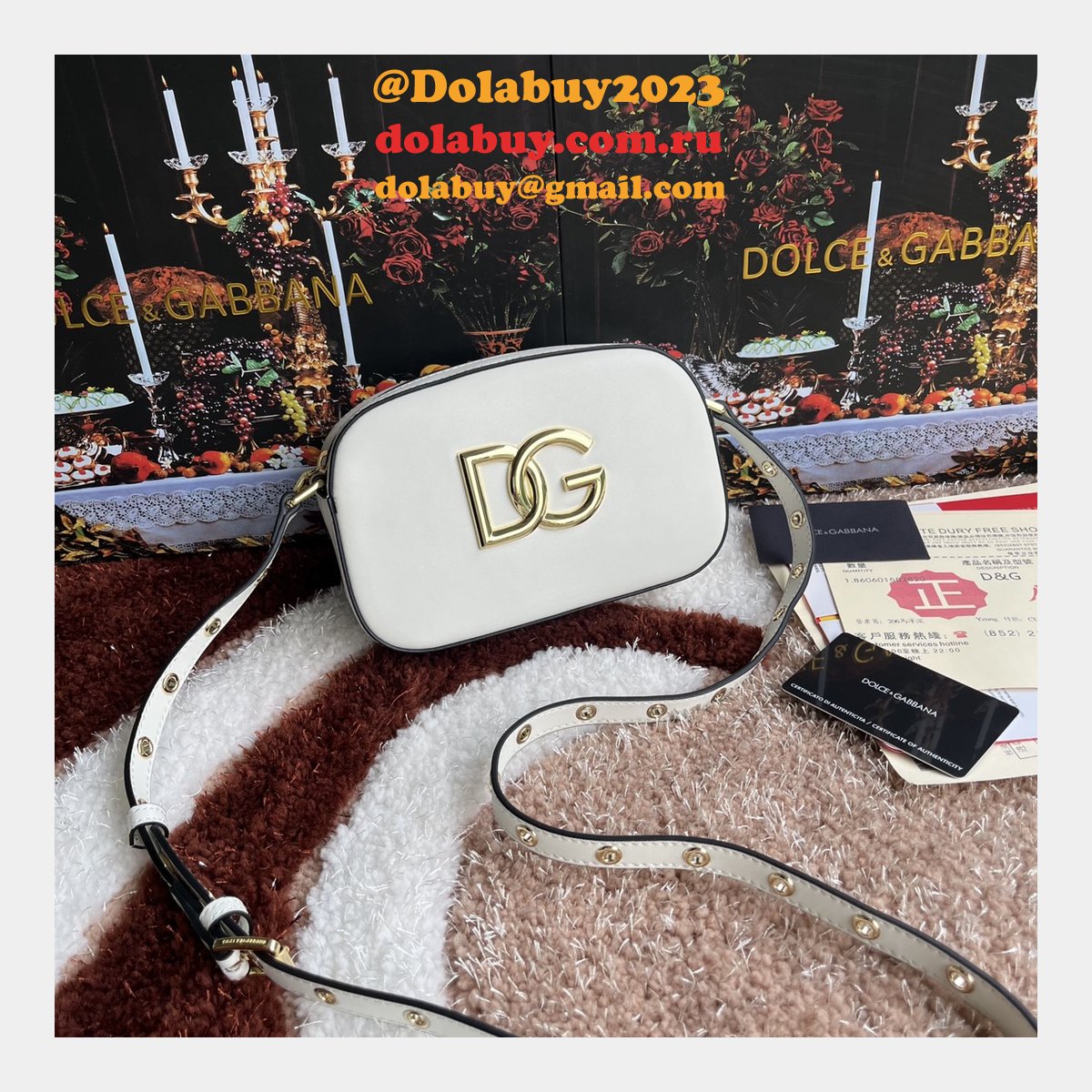 Factory Top Quality DG Logo Crossbody Dolce & Gabbana 3320 Copy Bags