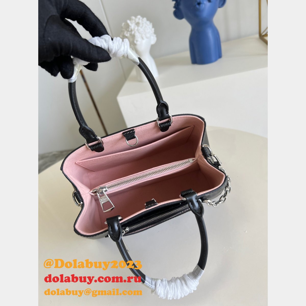 Replicas Louis Vuitton Buy Marelle Tote MM Epi Leather M59953/M59952 Bag