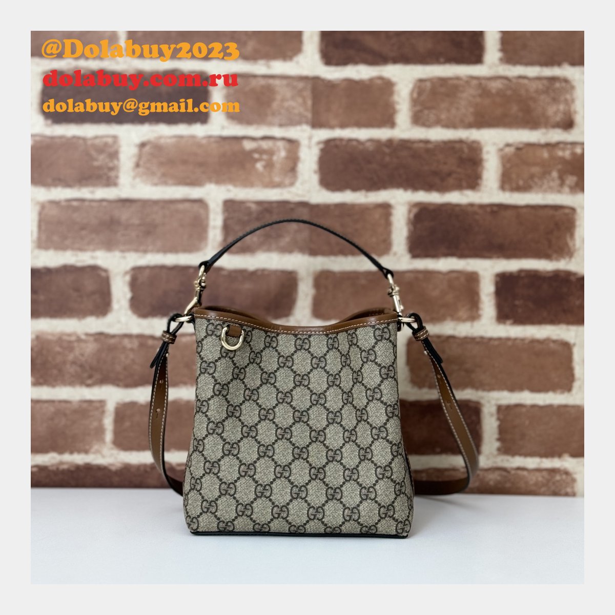 Fortok Copy Gucci Ophidia Bucket 1:1 Mirror 815118 Bag