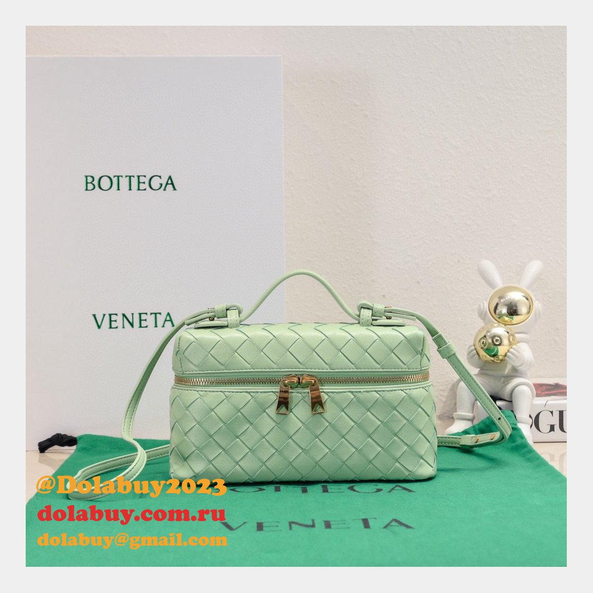 Luxury BOTTEGA VENETA 1:1 Mirror Vanity Case 789109