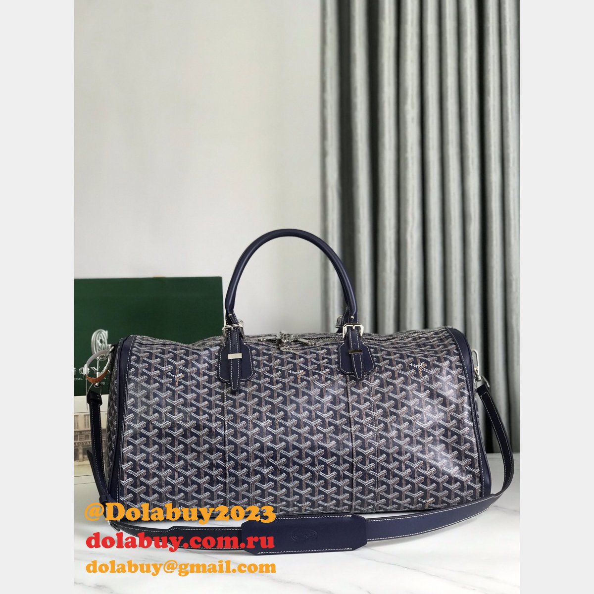 Replica Goyard Croisiere 50 Inspired Goyardine 0201515 Designer Bag