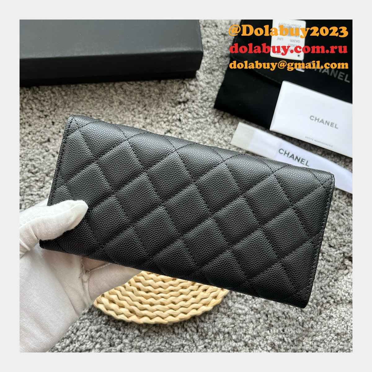 High Quality 7 Star Zipped Coin Purse AP3840 & AP3830 Replica Wallets