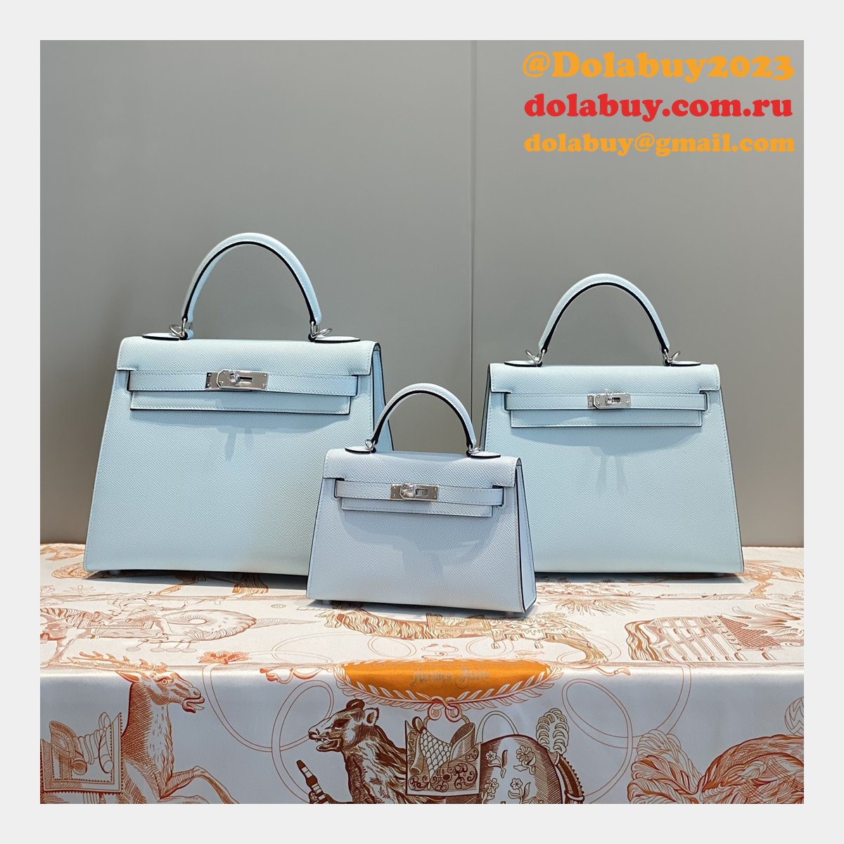 Hermes Outlet Epsom Kelly 19/25/28CM 1:1 Replica Bag