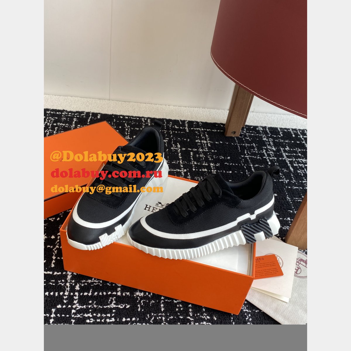 7 Star Hermes Bouncing Sneaker