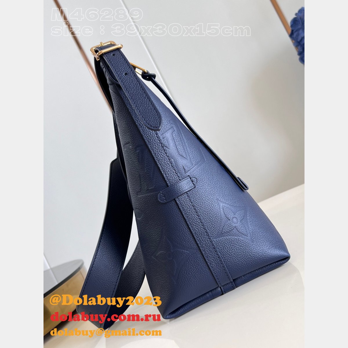 Best Top Quality M46669 Navy CarryAll Designer Louis Vuitton Fake Bag