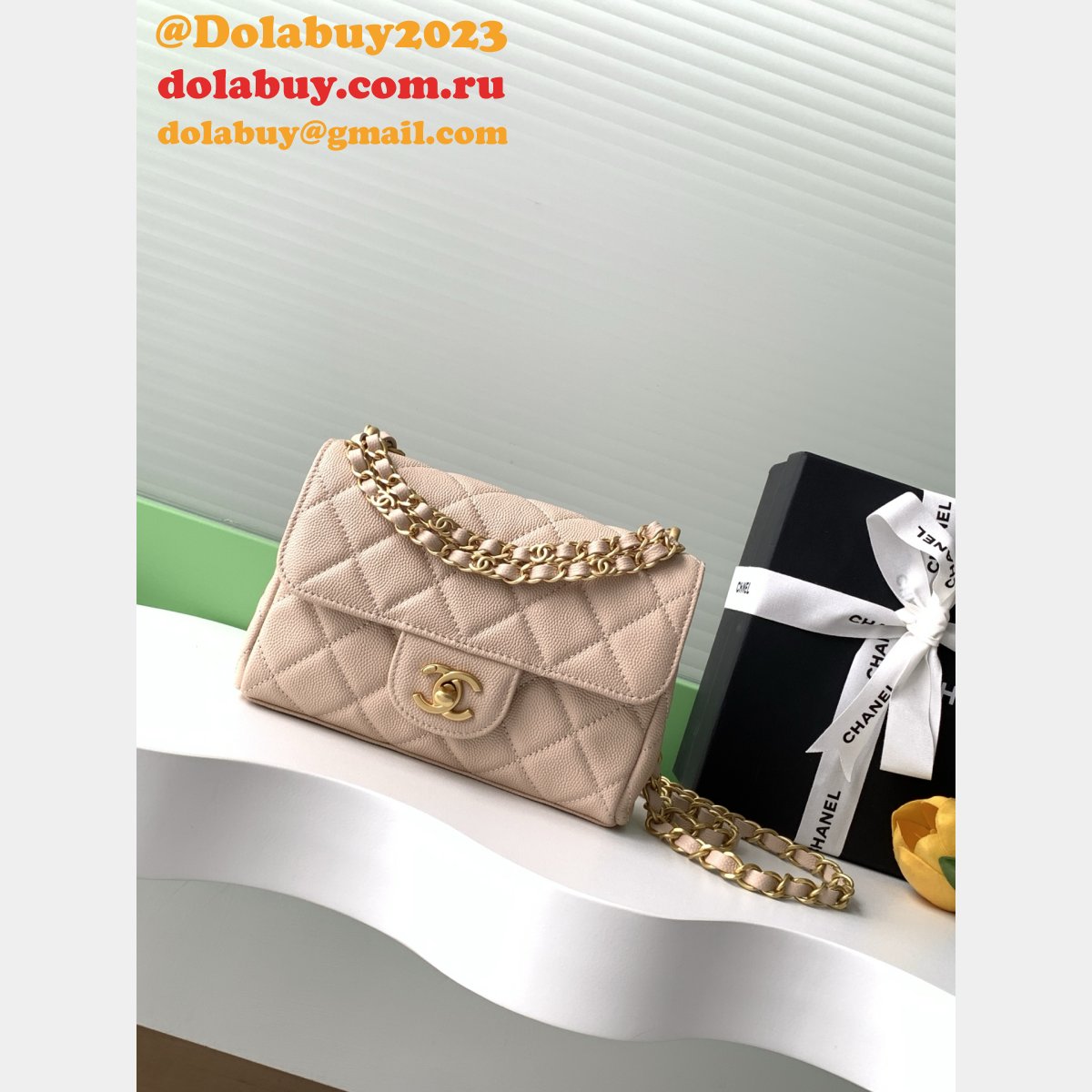 Luxury High Quality AS5239 Flap Inspired Grained Bag