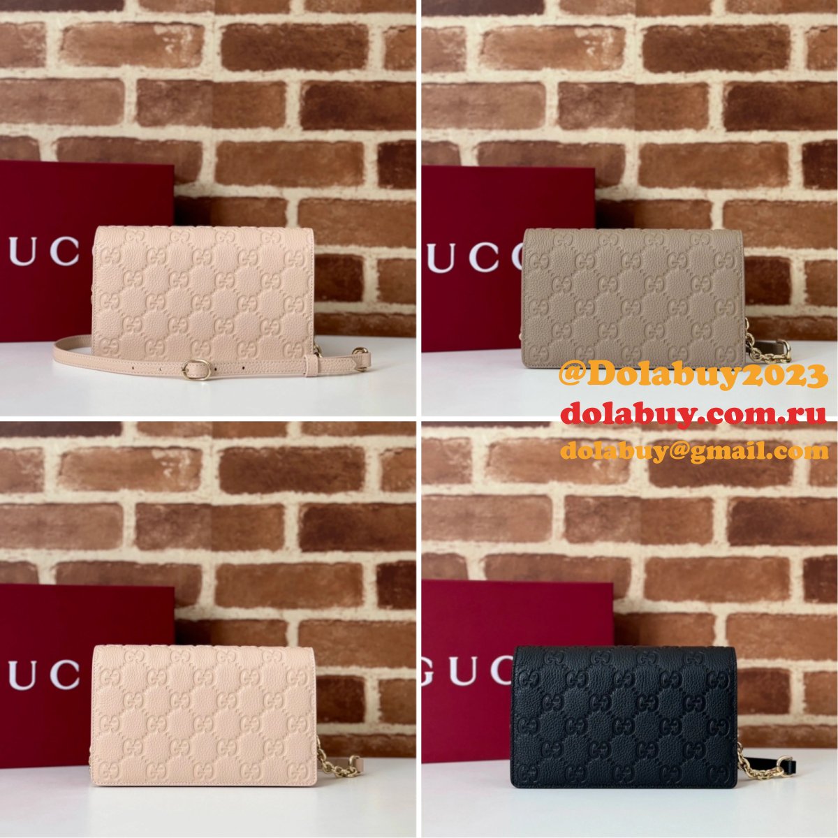 1:1 Mirror Gucci GG Emblem Super 818705 Shoulder Inspired Bag