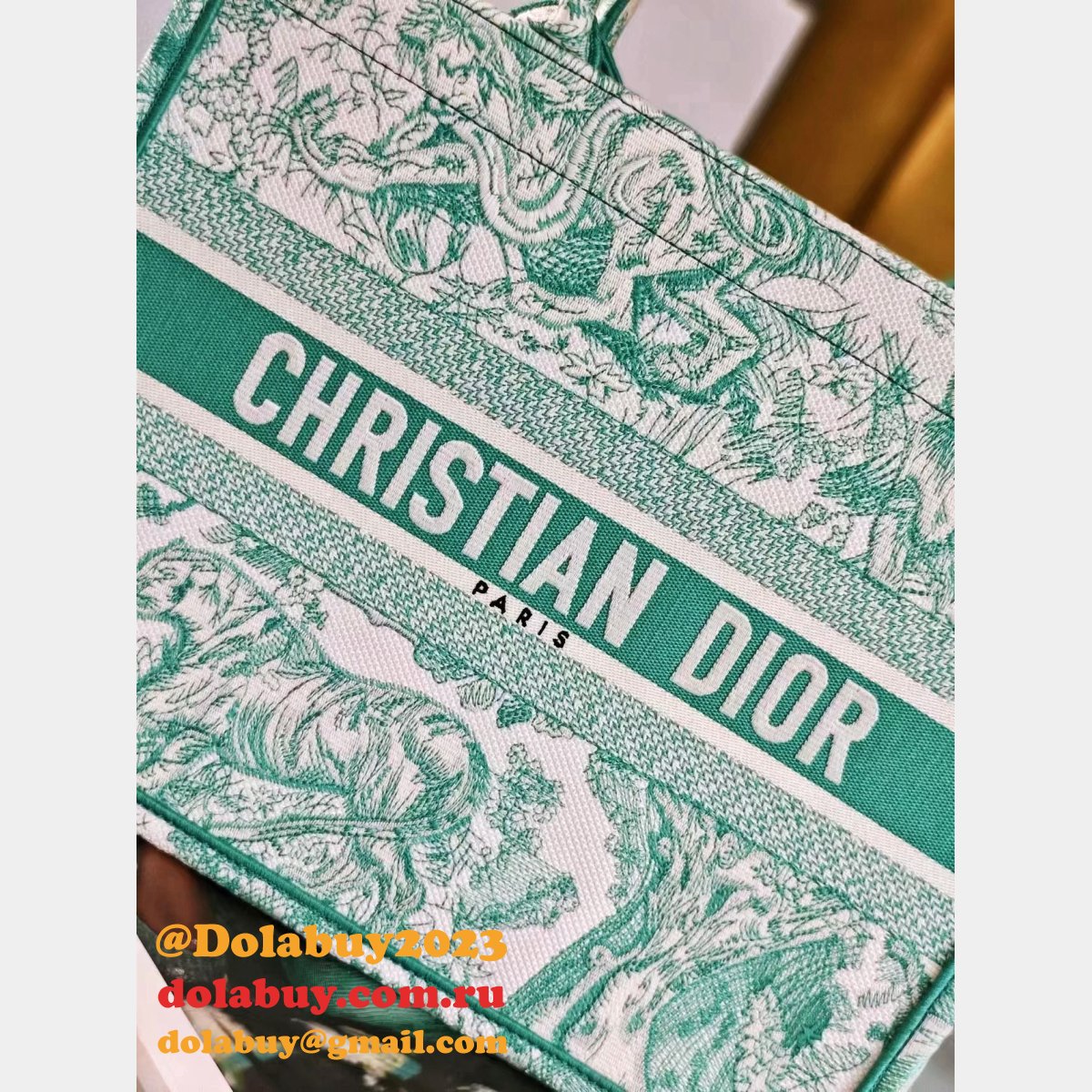 Top Quality Christian Dior Paris  Reverse book Tote