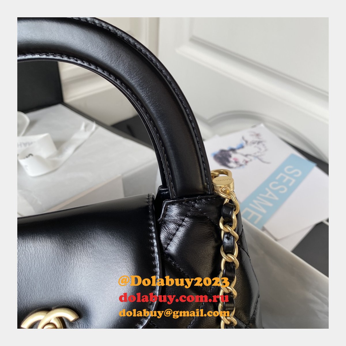 Coco Replica Top Handle Chain Shoulder AS3970 Knockoff bag