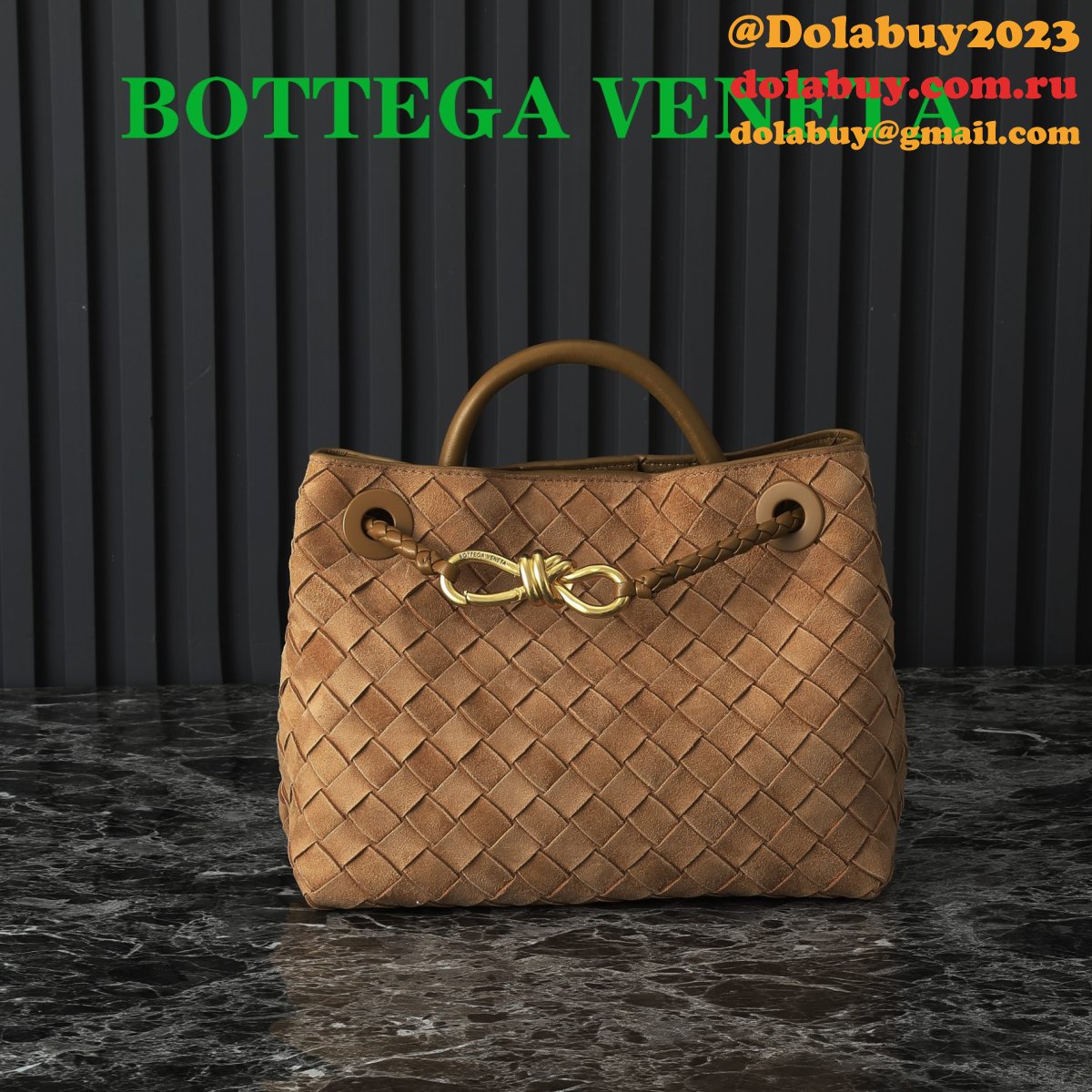 Luxury Bottega Veneta Fake Liberta Suede Andiamo