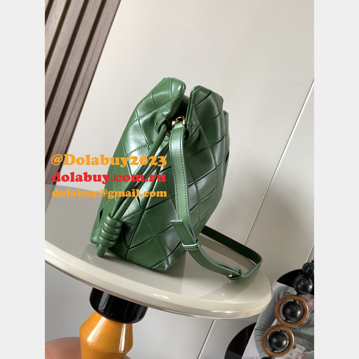 Luxury Loewe Nappa Lambskin Flamenco #9086