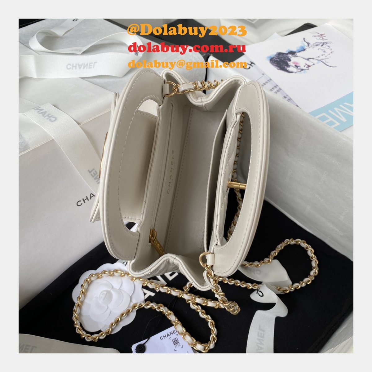 High Quality Shiny Aged Inspired Shopping AS4416 Fake Bag