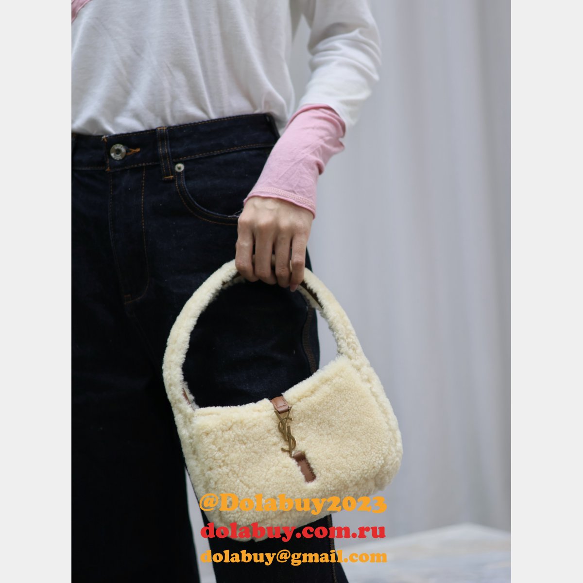 Replica Saint Laurent Designer YSL 710310 Le 5A7 Hobo Bag