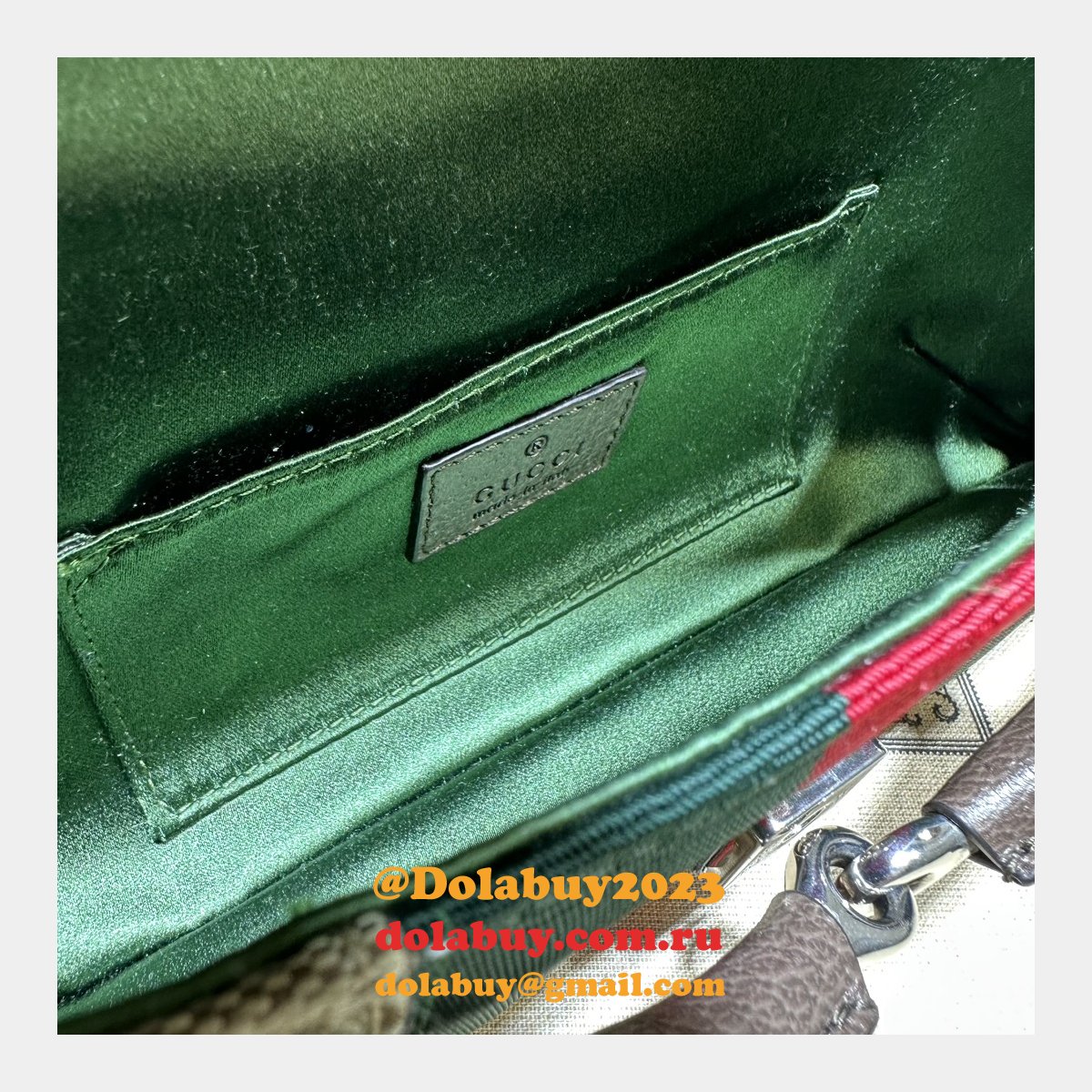 G*u*i designer 764339 horsebit chain knockoff shoulder bag