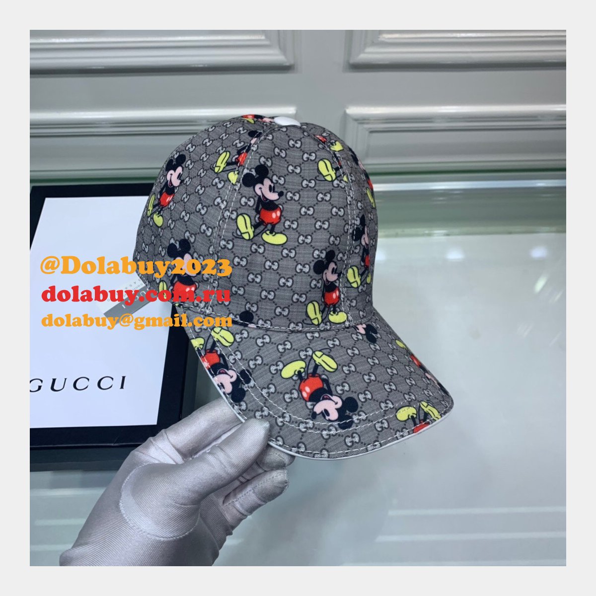 top quality G*u*i mickey mouse hats