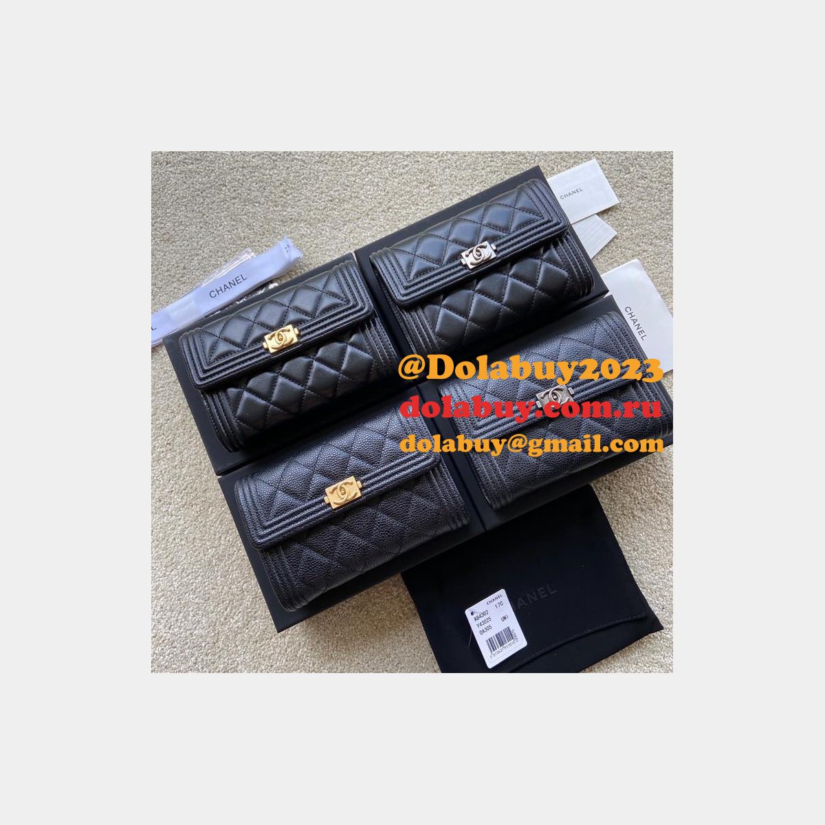 Designer CC Top Quality trifold wallet A84302