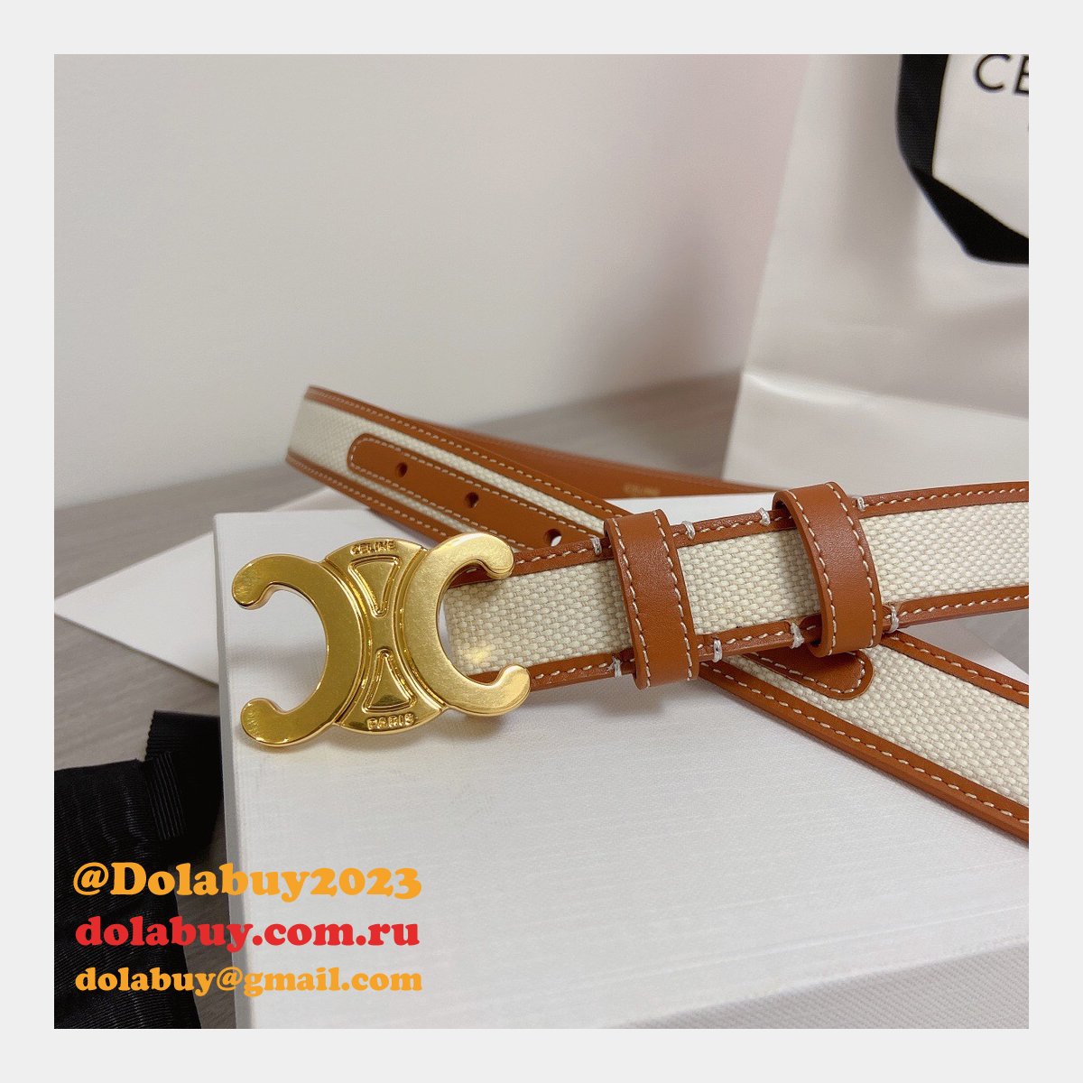 Shop Replica of Luxury Celine Belts