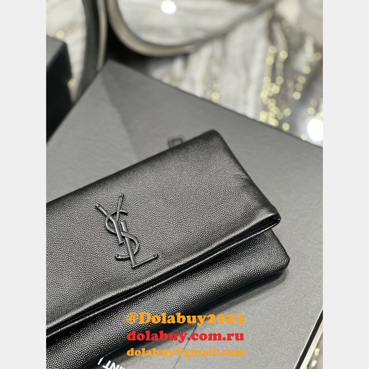 YSL West Hollywood Clutches 738821 Replica Yves Saint Laurent