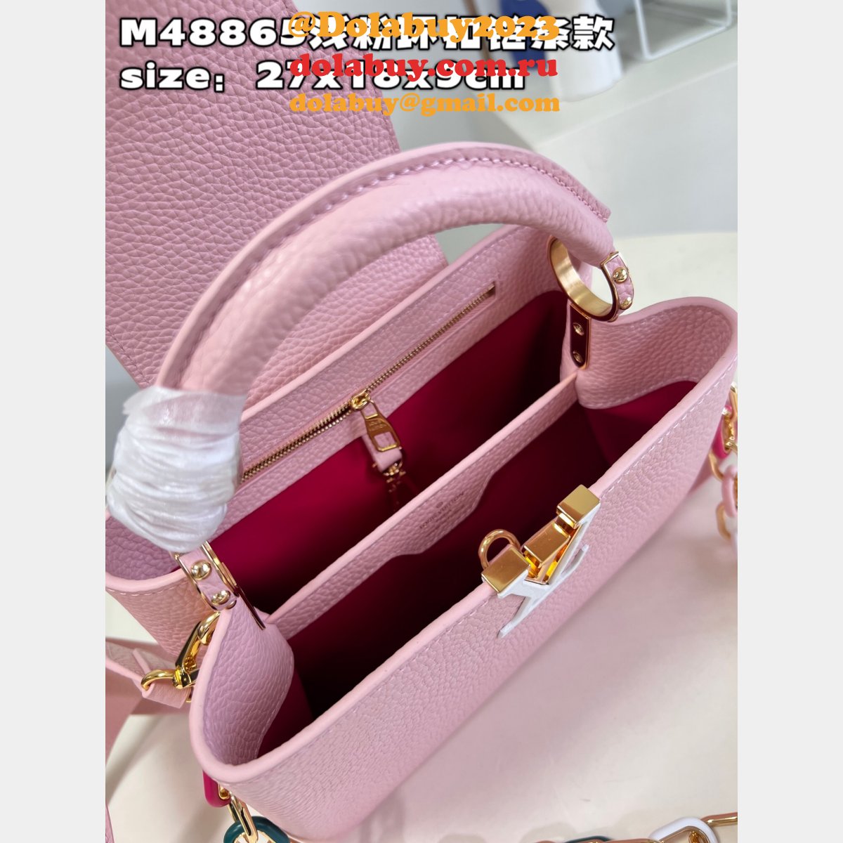 Capucines Louis Vuitton High Quality Fake M48865 Handbag