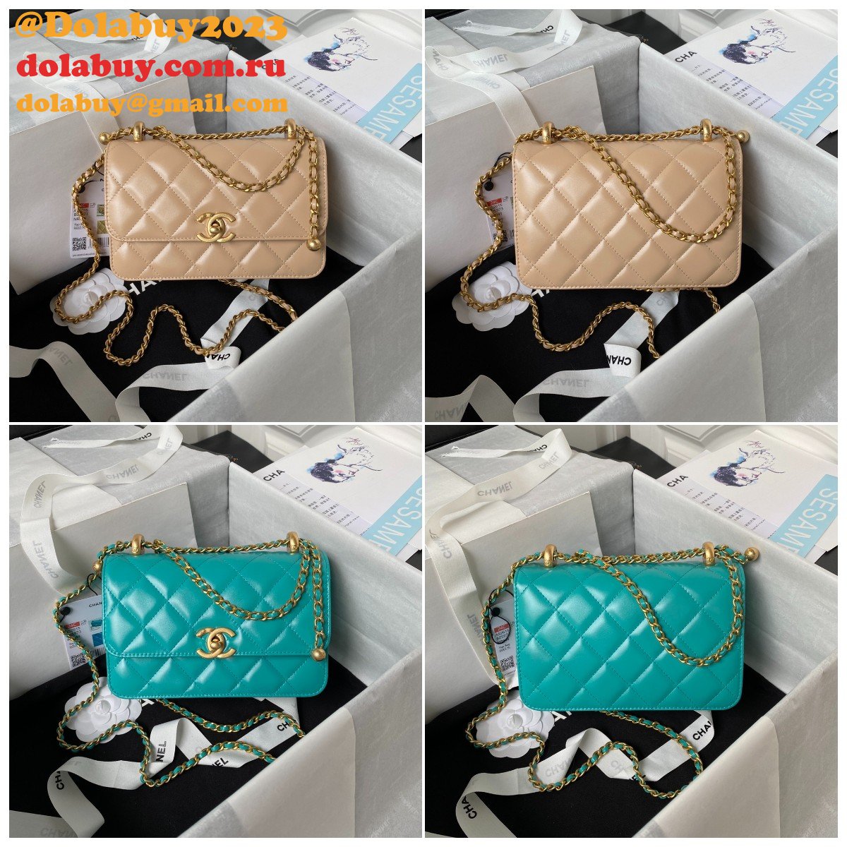Duplicate AS2615 Vintage Flap 1:1 Mirror Top Quality Bag