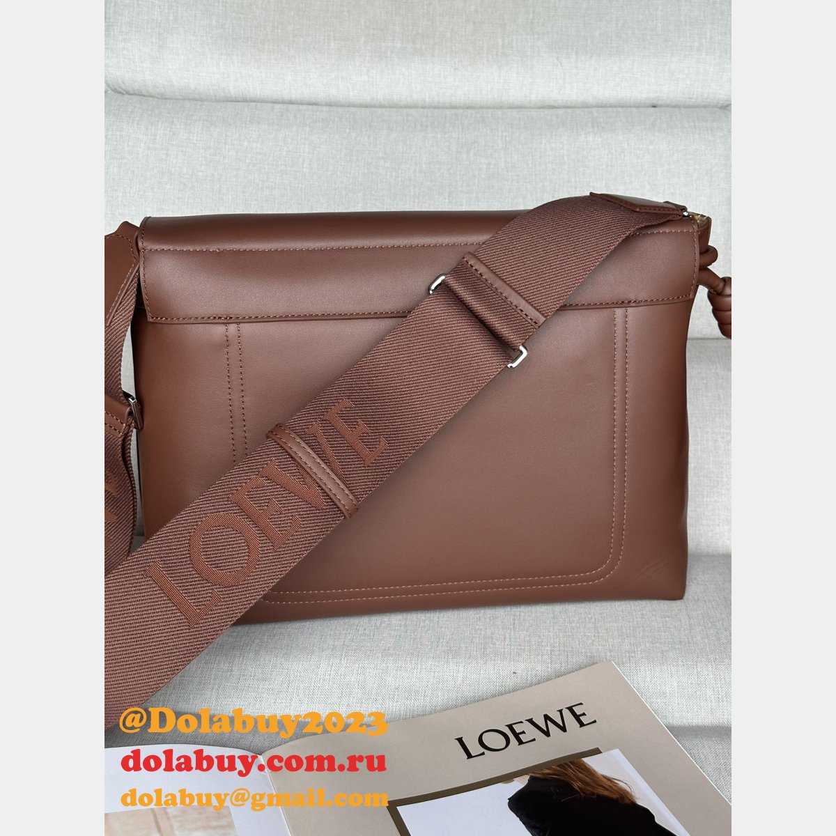 Best loewe Flamenco satchel Cheap Messenger Bag