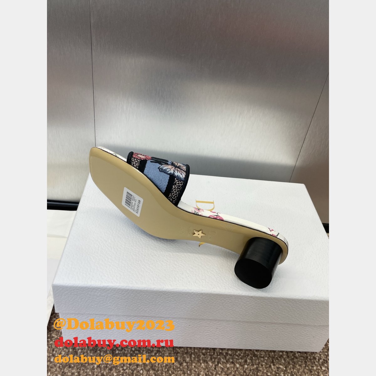 Top Quality DIOR Dway Slide Women Shoes