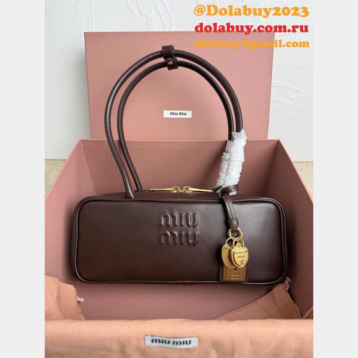 7 Star MIU MIU Beau Leather 5BB173 Bag