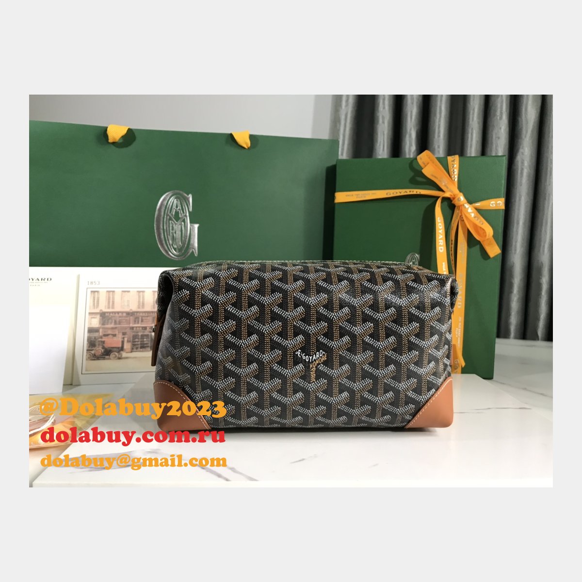 Goyard Top Luggage Boeing NBA Love 020215 Replica Bag